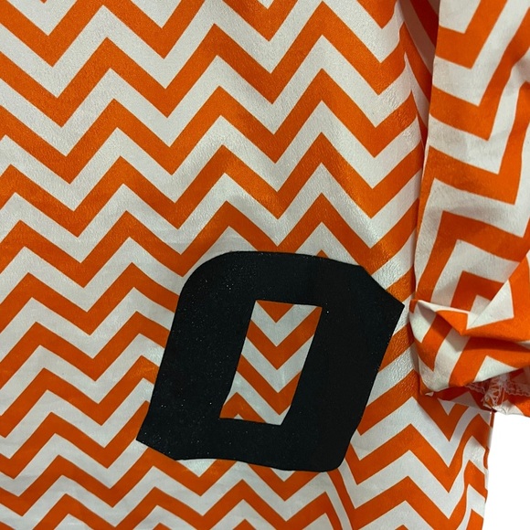 Bamboa - orange and white top - Black O - size Small - Picture 2 of 4